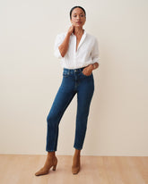 SPANXsculpt™ ReDefine Slim Straight Jeans | Medium Indigo