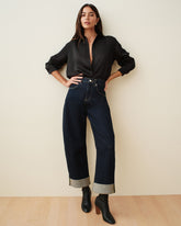 SPANXshape™ Authentic 360 Cuffed Horseshoe Jeans | Marina