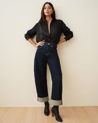 SPANXshape™ Authentic 360 Cuffed Horseshoe Jeans | Marina