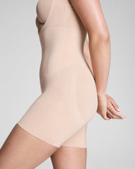 SPANXsculpt™ OnCore Open-Bust Mid-Thigh Bodysuit | Soft Nude