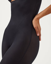 SPANXshape™ Invisible Open-Bust Mid-Thigh Bodysuit | Very Black