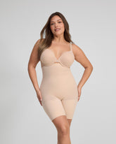 SPANXsculpt™ Seamless Power High-Waisted Mid-Thigh Short | Soft Nude