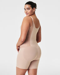 SPANXsupersculpt™ TotalContour Open-Bust Mid-Thigh Bodysuit | Natural Bronze