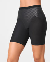 SPANXshape™ Invisible Supima® Cotton Mid-Thigh Short | Very Black