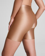 SPANXshape™ LuxeShine Mid-Thigh Short | Cafe Au Lait Shimmer