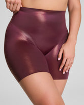 SPANXshape™ LuxeShine Mid-Thigh Short | Plum Berry Shimmer
