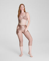 SPANXshape™ Satin-X™ Capri | Cafe Au Lait