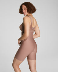 SPANXsupersculpt™ Transform Open-Bust Mid-Thigh Bodysuit | Cafe Au Lait