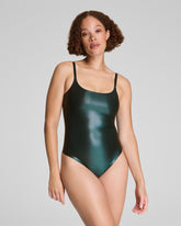 SPANXshape™ LuxeShine Cami Thong Bodysuit | Meridian Shimmer