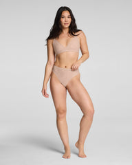 SPANXsupersmooth™ Day to Date Night Lace Thong | Chai