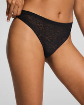 SPANXsupersmooth™ Day to Date Night Lace Thong | Very Black