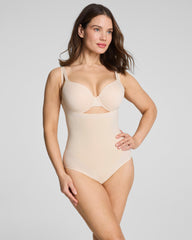 SPANXsculpt™ GoFigure Open-Bust Bodysuit | Toasted Coconut