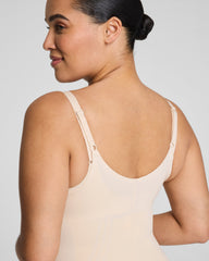 SPANXsculpt™ GoFigure Open-Bust Mid-Thigh Bodysuit | Toasted Coconut