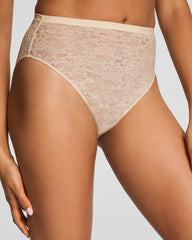 SPANXsupersmooth™ Day to Date Night Lace Hi-Leg Brief | Toasted Coconut