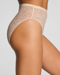 SPANXsupersmooth™ Day to Date Night Lace Hi-Leg Brief | Toasted Coconut