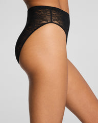 SPANXsupersmooth™ Day to Date Night Lace Hi-Leg Brief | Very Black