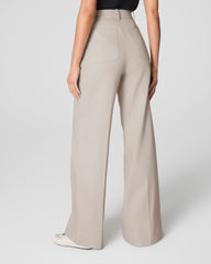 SPANXsupersmooth™ Stretch Twill Wide Leg Pant | Bone