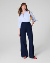 SPANXsupersmooth™ Stretch Twill Wide Leg Pant | Timeless Navy