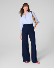 SPANXsupersmooth™ Stretch Twill Wide Leg Pant | Timeless Navy