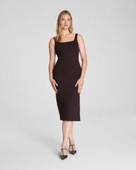SPANXshape™ Ponte Midi Tank Dress | Truffle Brown