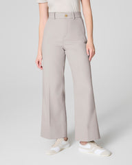 SPANXsupersmooth™ Stretch Twill Cropped Wide Leg Pant | Bone