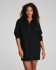 SPANX AirEssentials® Half Zip Dress | Very Black