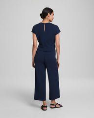 SPANX® AirEssentials Tie Waist Jumpsuit | Timeless Navy
