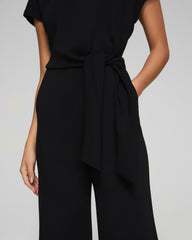SPANX® AirEssentials Tie Waist Jumpsuit | Very Black