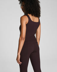 SPANX® Ponte Tailored Vest | Truffle Brown