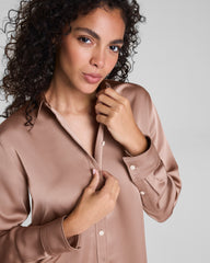 SPANX® Silky Smooth Button Down | Cafe Au Lait
