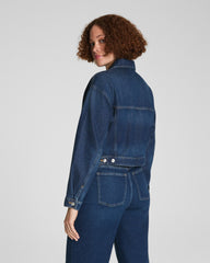 SPANX® Denim Jacket | Adriatic Blue