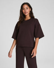 SPANX AirEssentials® Relaxed Tee | Truffle Brown