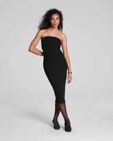 SPANXshape™ Ponte Strapless Midi Dress | Classic Black