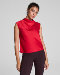 SPANX® Silky Smooth Cowl Neck Sleeveless Top