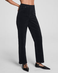 SPANXshape™ Authentic 360 Corduroy 90s Straight Leg | Classic Black