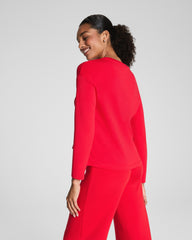 SPANX AirEssentials® Relaxed Long Sleeve Top | SPANX® Red