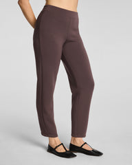 SPANX AirEssentials® Slim Straight Pant | Dark Cacao