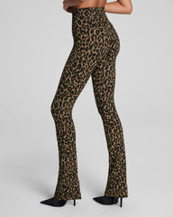 SPANXsupersmooth™ PerfectFit Ponte Micro Flare Pant | Light Leopard Print
