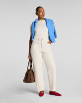 SPANXshape™ Authentic 360 Utility Barrel Leg Jeans | Alabaster