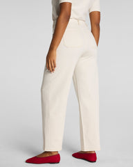 SPANXshape™ Authentic 360 Utility Barrel Leg Jeans | Alabaster