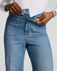 SPANXshape™ Authentic 360 Easy Flare Jeans with Patch Pockets | Elysian