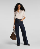 SPANXshape™ Authentic 360 Easy Flare Jeans with Patch Pockets | Marina