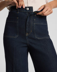 SPANXshape™ Authentic 360 Easy Flare Jeans with Patch Pockets | Marina