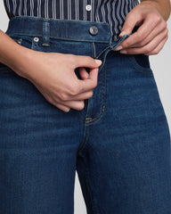 SPANXshape™ Authentic 360 Mid-Rise Wide Leg Jeans | Adriatic Blue