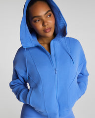 SPANX® BoostUp Cotton Fleece Full Zip Hoodie | Aster