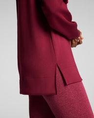 SPANX AirEssentials® Crewneck Tunic | Red Merlot