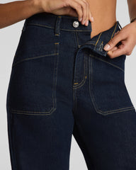 SPANXshape™ Authentic 360 Utility Barrel Leg Jeans | Marina