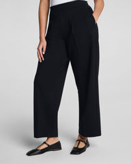 SPANX® Ponte Pleated Tapered Pant | Classic Black