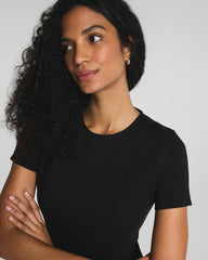 SPANX® Ponte Flare Mini Dress | Classic Black