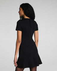 SPANX® Ponte Flare Mini Dress | Classic Black